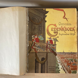 Gedenkboek inhuldiging Koningin Wilhelmina 1898